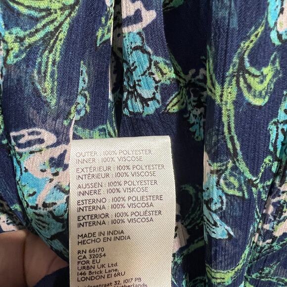 Free people Womens See it through Maxi dress Long sleeve Multicolor size M - Picture 8 of 11